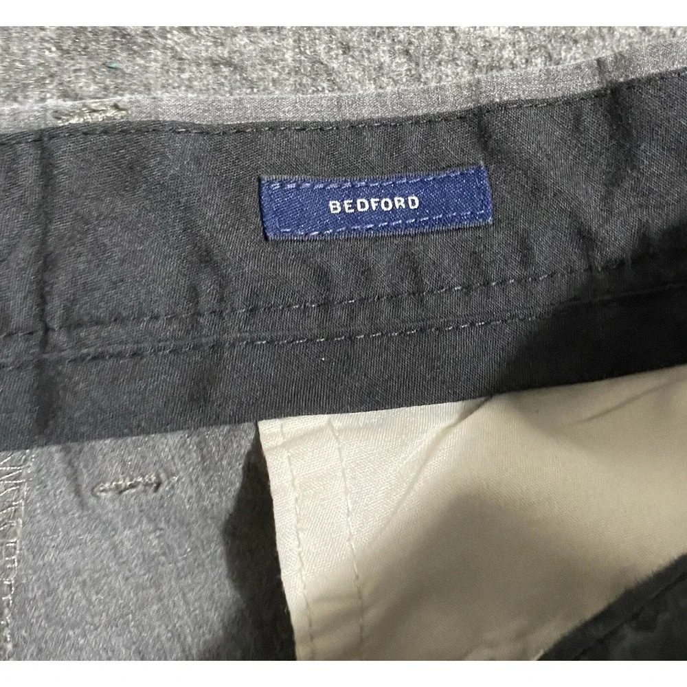 J Crew Bedford Pants Mens Gray Straight Leg Business Casual Workwear 33x32